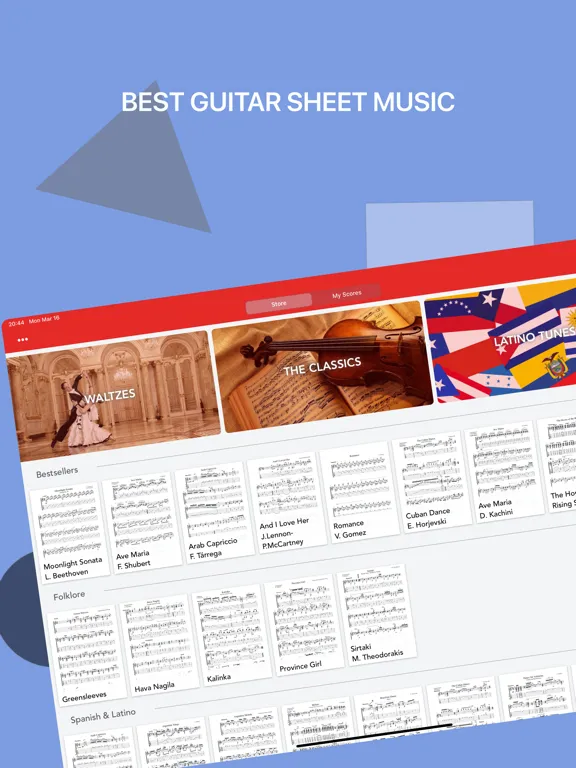 Capturas de pantalla de Scorz: Guitar Sheet Music iPad 