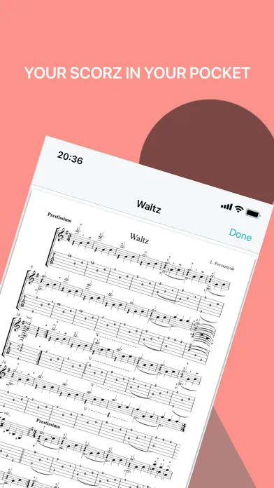 Capturas de pantalla de Scorz: Guitar Sheet Music