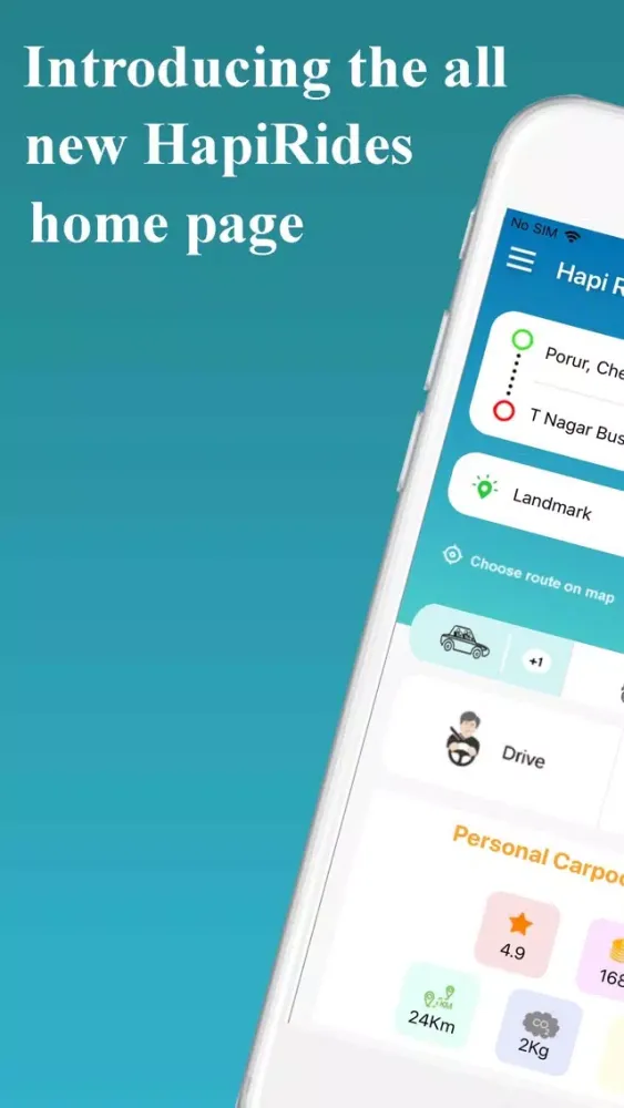 Hapi Rides-Your Ride Share App سکرین شاٹس