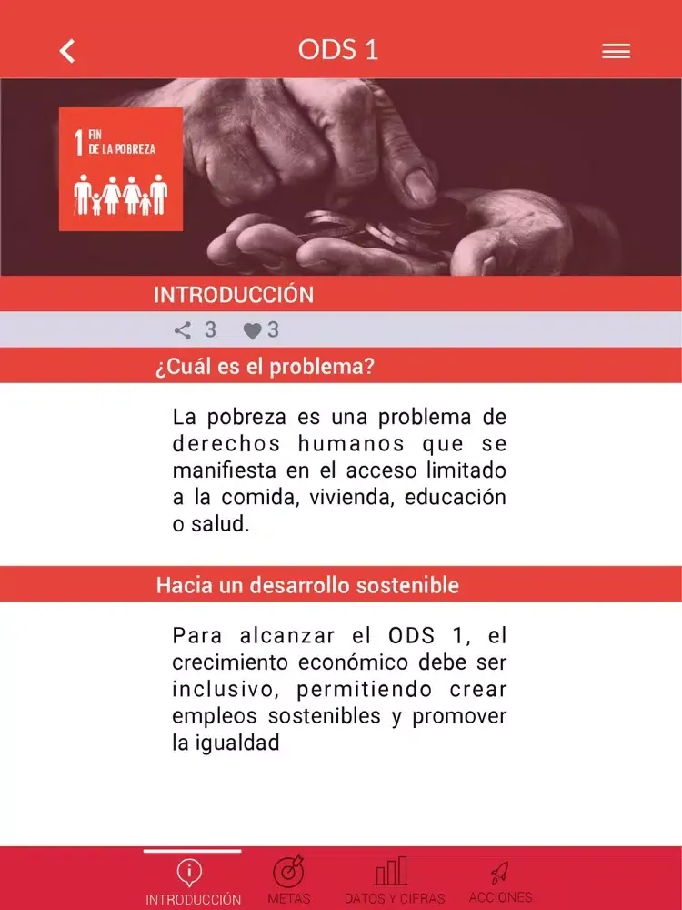 Ảnh chụp màn hình của Ruta ODS Ecuador iPad 