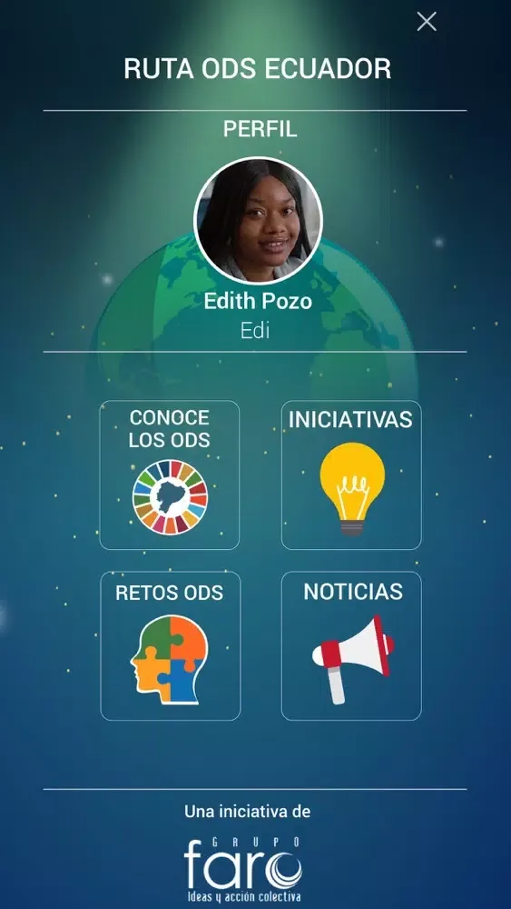 Ảnh chụp màn hình của Ruta ODS Ecuador