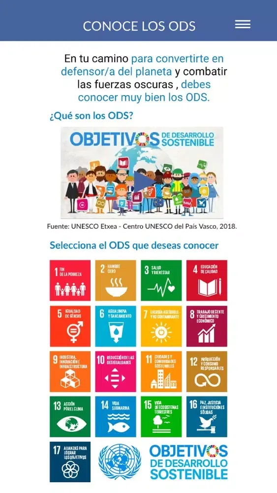 Ảnh chụp màn hình của Ruta ODS Ecuador