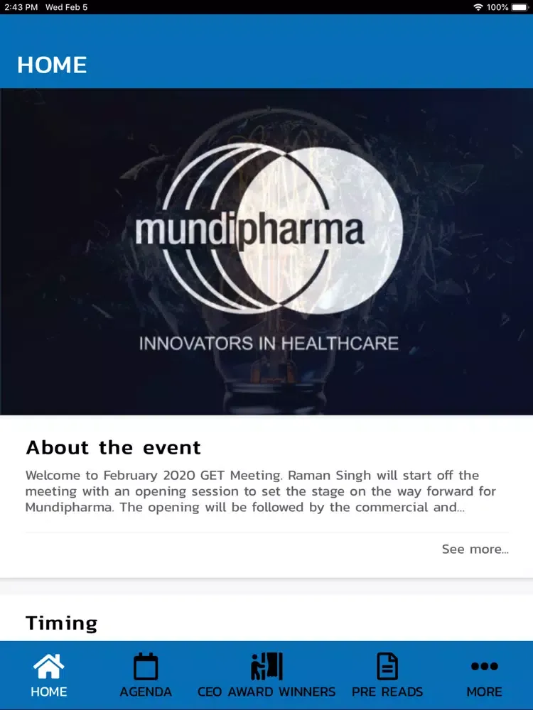 Mundipharma GET LT 2020 iPad  스크린샷