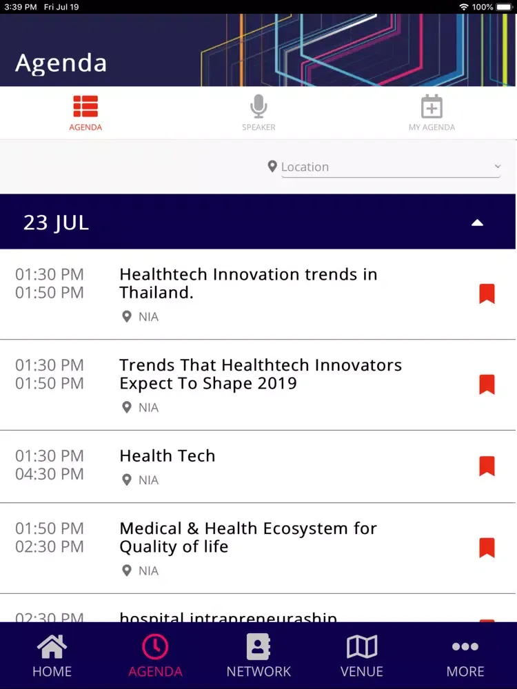 Startup Thailand 2019 iPad  سکرین شاٹس