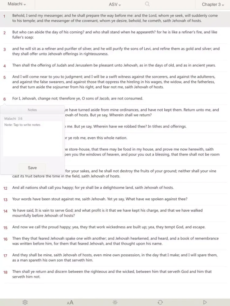 Screenshot di ASV Bible(Holy Bible ASV + Chinese Union Version) iPad 