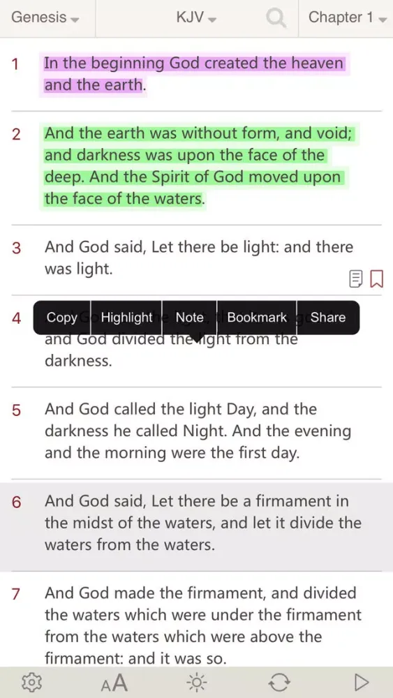 KJV Bible (Audio Bible & Study Bible) Ekran Görüntüleri