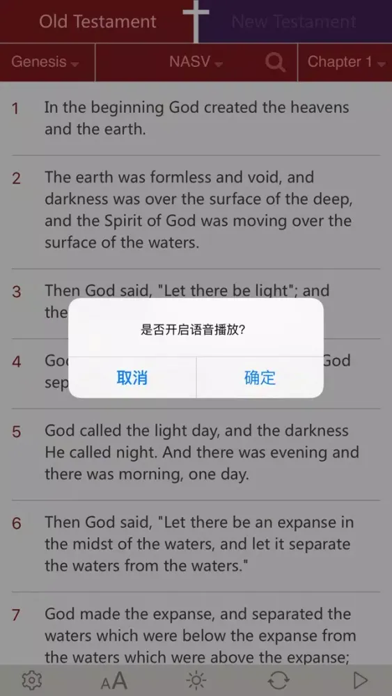 NASV Bible(Holy Bible NASV+Chinese Union Version) Ekran Görüntüleri