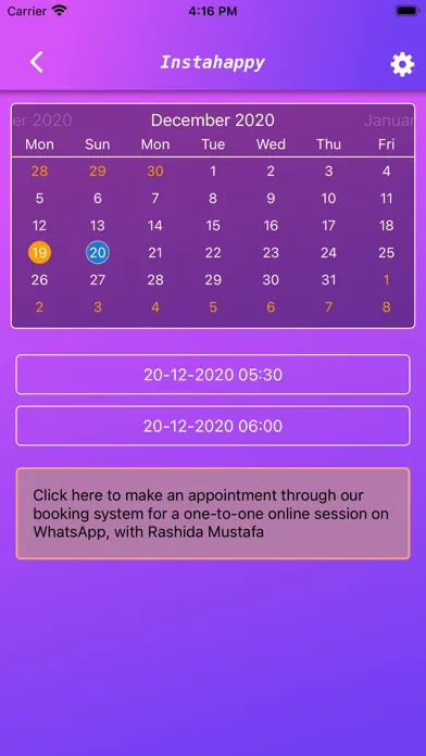 Zrzuty ekranu Instahappy The Happiness Test