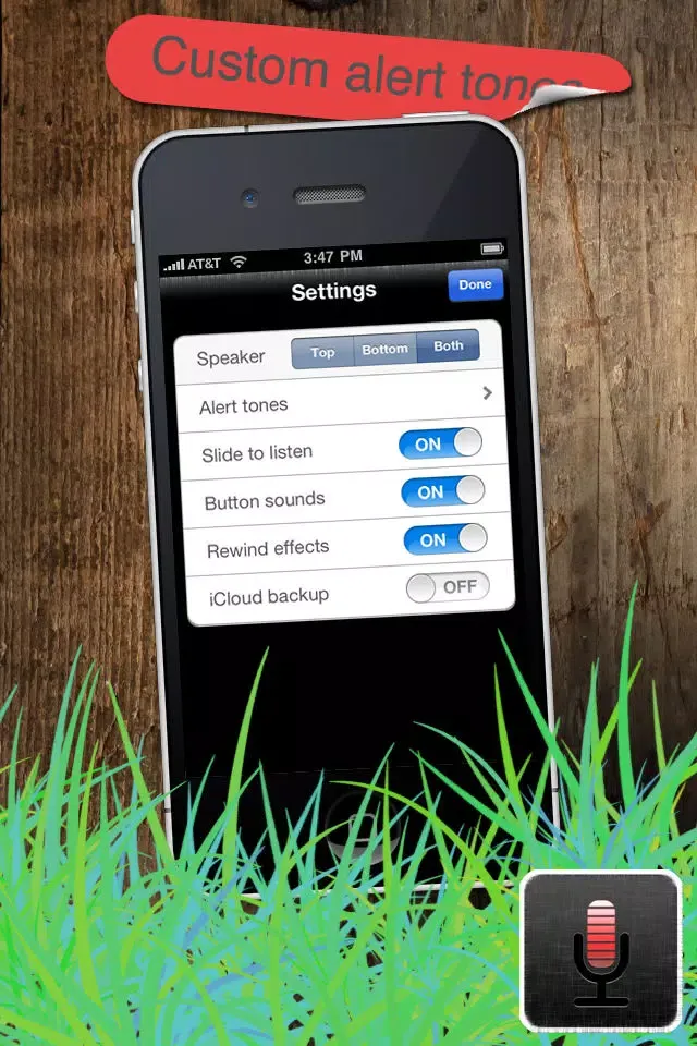 ภาพหน้าจอของ Voice Remind