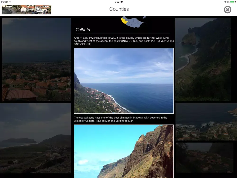Скриншоты Madeira Island iPad 