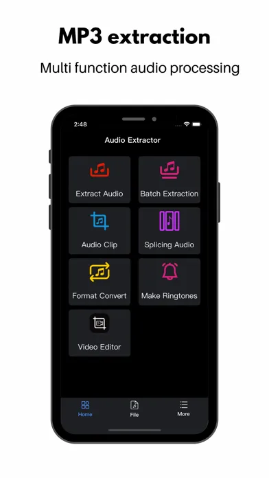 Captures d'écran de Audio Extractor - Extract MP3