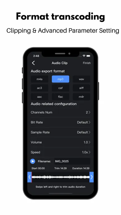 Captures d'écran de Audio Extractor - Extract MP3