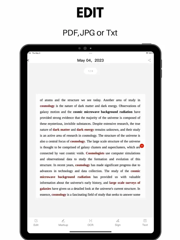 Scanner App: PDF Scanner App iPad  Screenshots