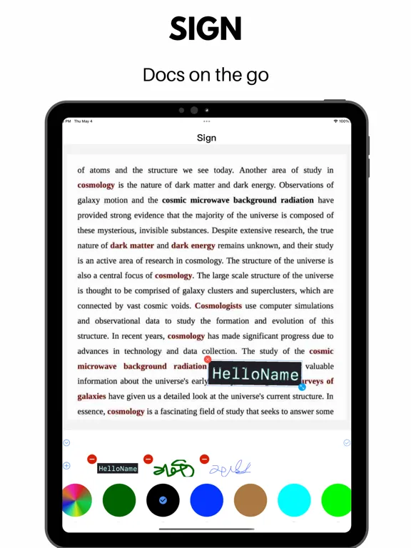 Scanner App: PDF Scanner App iPad  Screenshots