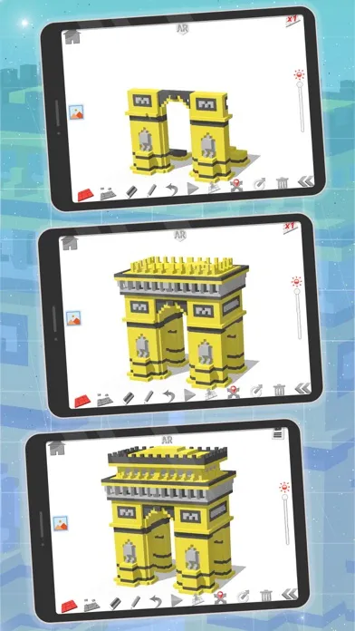 ภาพหน้าจอของ Blocks Builder - 3D & AR App