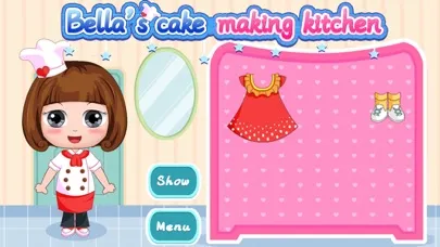 Zrzuty ekranu Bella's cake making kitchen