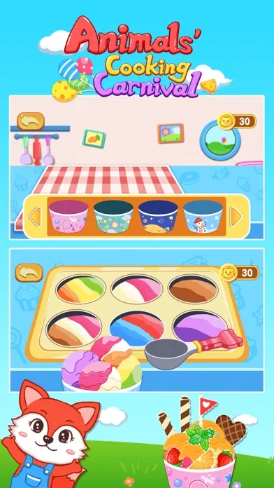 Animals Cooking Carnival应用截图