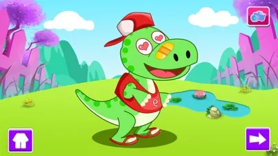 Bella's playtime with dinosaur应用截图