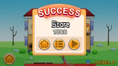 Tangkapan layar Little Firefighter rescue game