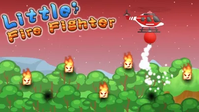Tangkapan layar Little Firefighter rescue game