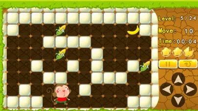 Captures d'écran de Monkey find the way to bananas