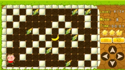 Captures d'écran de Monkey find the way to bananas