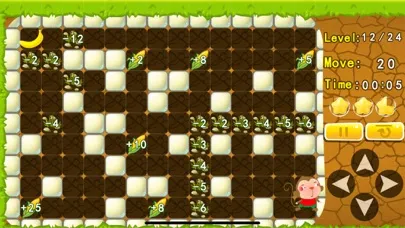Captures d'écran de Monkey find the way to bananas