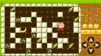 Captures d'écran de Monkey find the way to bananas