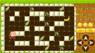 Captures d'écran de Monkey find the way to bananas