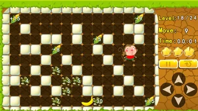 Captures d'écran de Monkey find the way to bananas