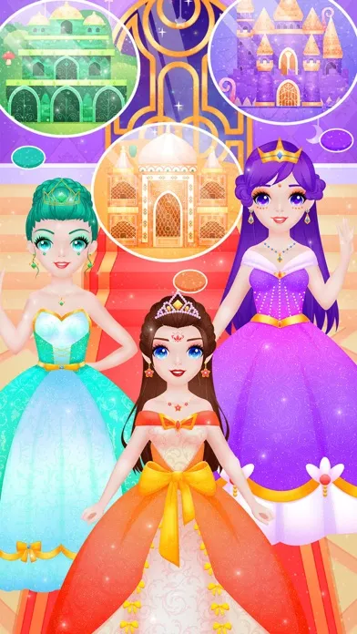 Capturas de pantalla de Princess make up school