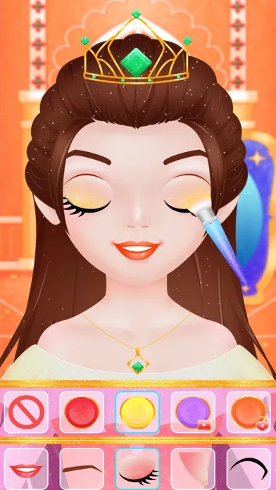 Capturas de pantalla de Princess make up school