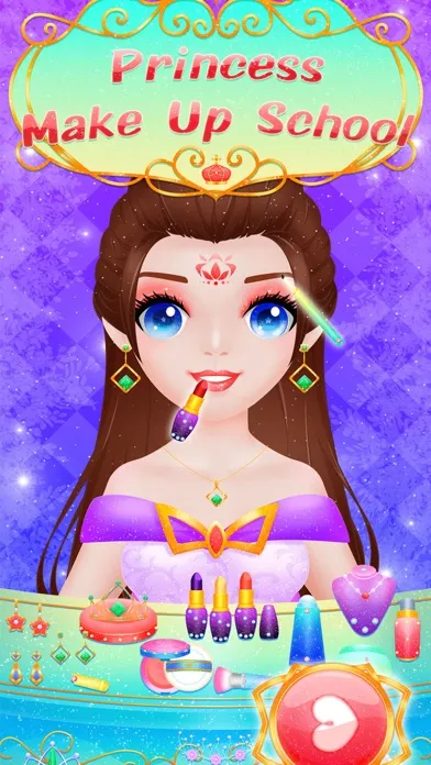 Capturas de pantalla de Princess make up school