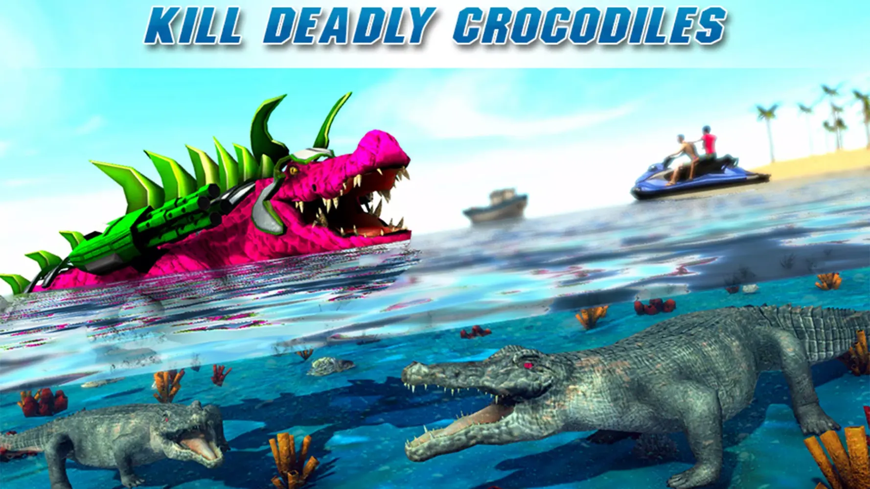 Crocodile Robot Car Games 3d Screenshots