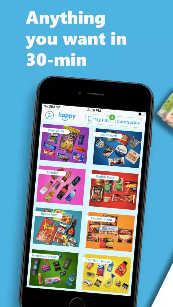 Happy Delivers: Food Delivery Screenshots