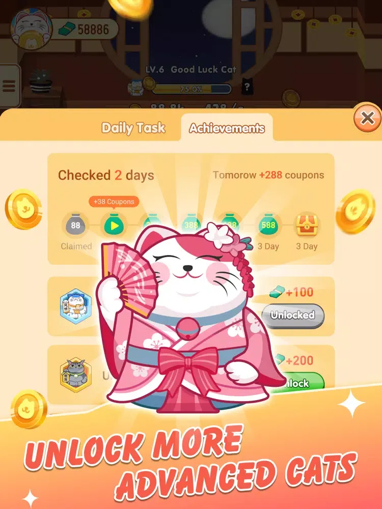 Capturas de tela do My Lucky Cat - Attract wealth iPad 
