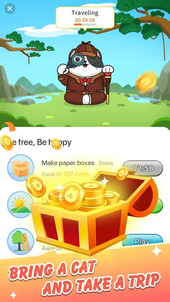 Capturas de tela do My Lucky Cat - Attract wealth