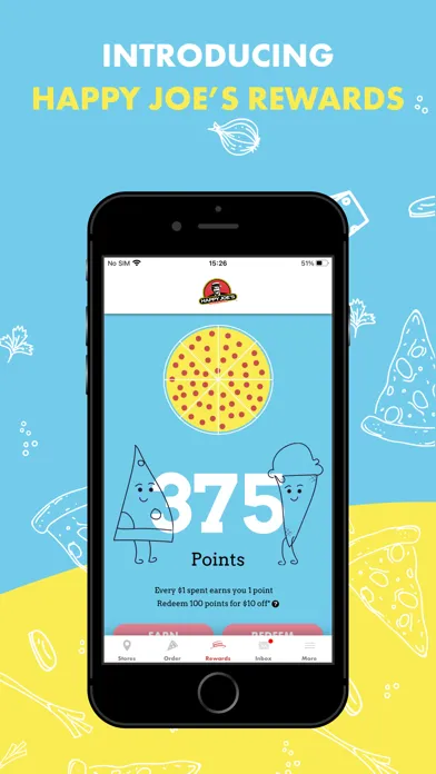 Captures d'écran de Happy Joe's Pizza