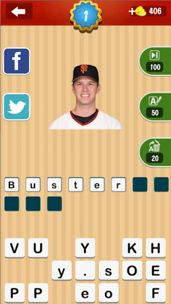 Baseball player Quiz-Guess Sports Star from picture,Who's the Player?应用截图