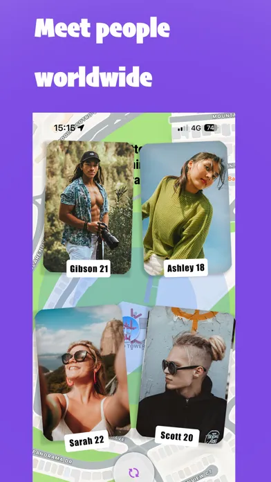Capturas de tela do EZLink - Make Friends,Chat Now