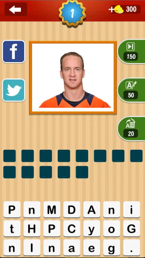 Capturas de pantalla de American Football Quiz-Guess sports's super star