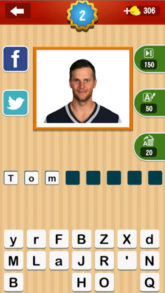 Capturas de pantalla de American Football Quiz-Guess sports's super star