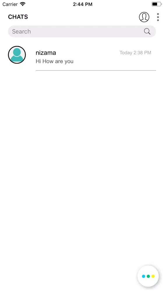 Screenshot di Yapp Messenger