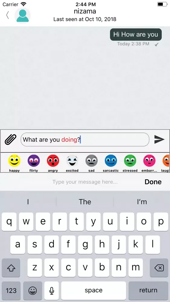 Screenshot di Yapp Messenger