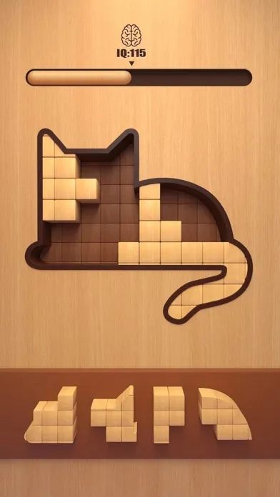ภาพหน้าจอของ Wood Shape - Tangram Puzzle
