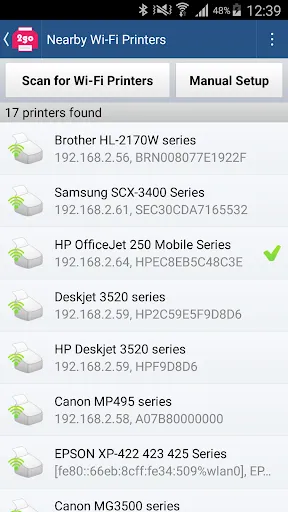 Printer 2 Go Screenshots