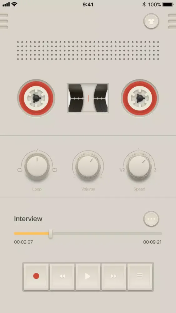 Capturas de tela do Voice Recorder, Recording App
