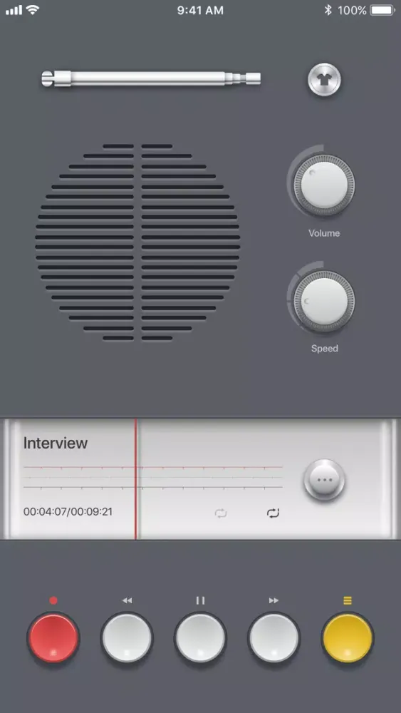 Capturas de tela do Voice Recorder, Recording App