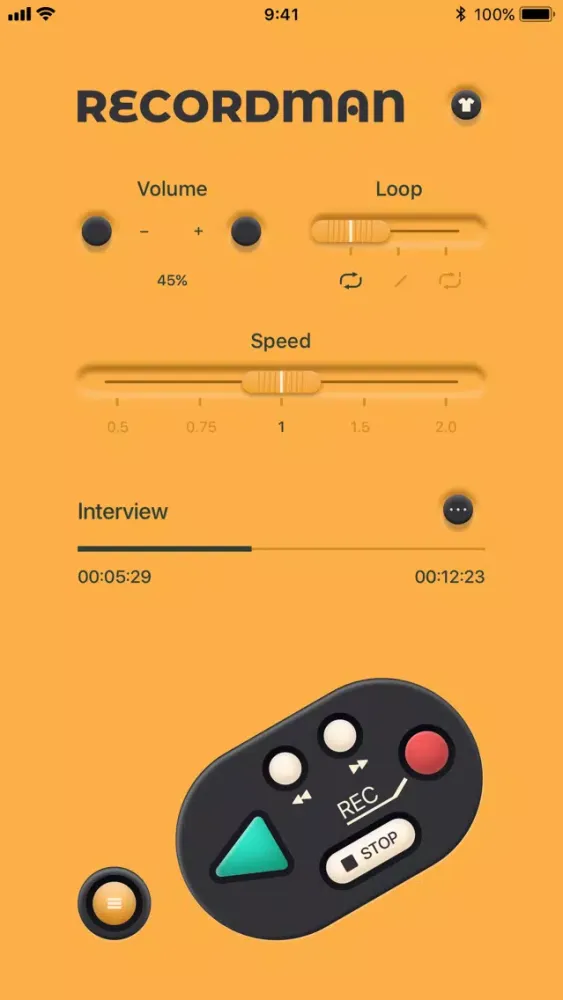 Capturas de tela do Voice Recorder, Recording App