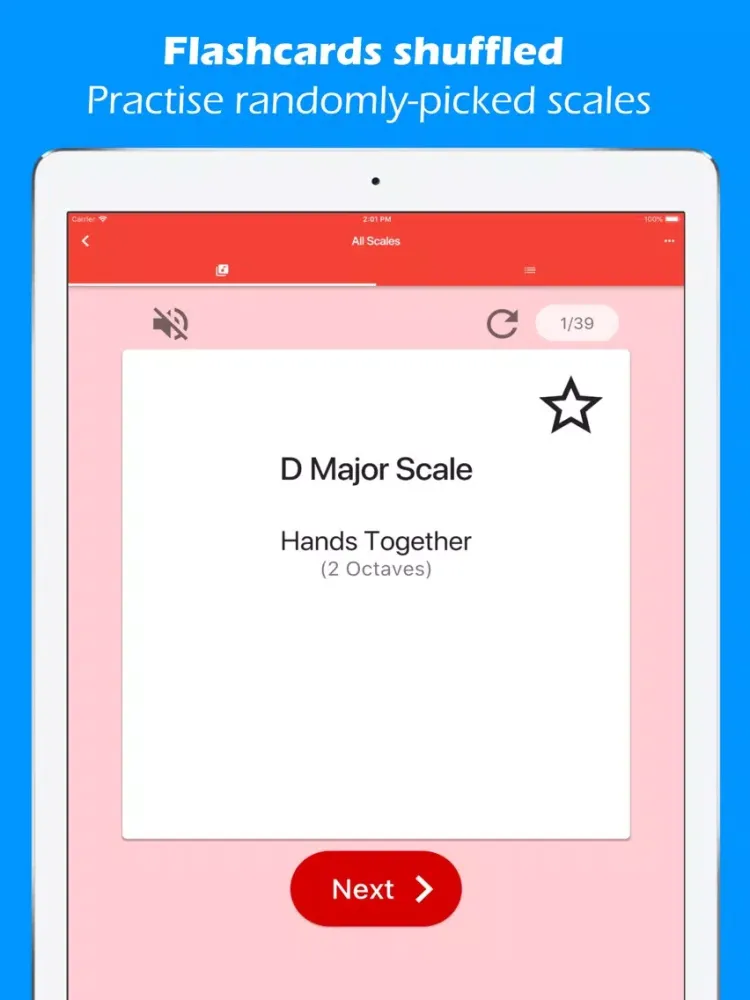 Piano Scale Shuffle ABRSM 1-8 iPad  Screenshots